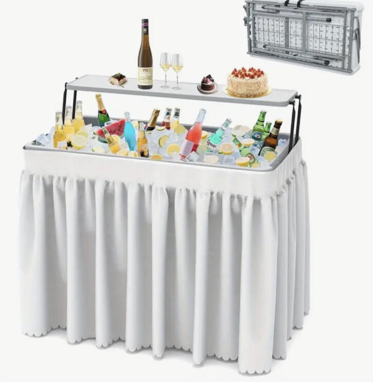 Double Layer Chill Table Rental