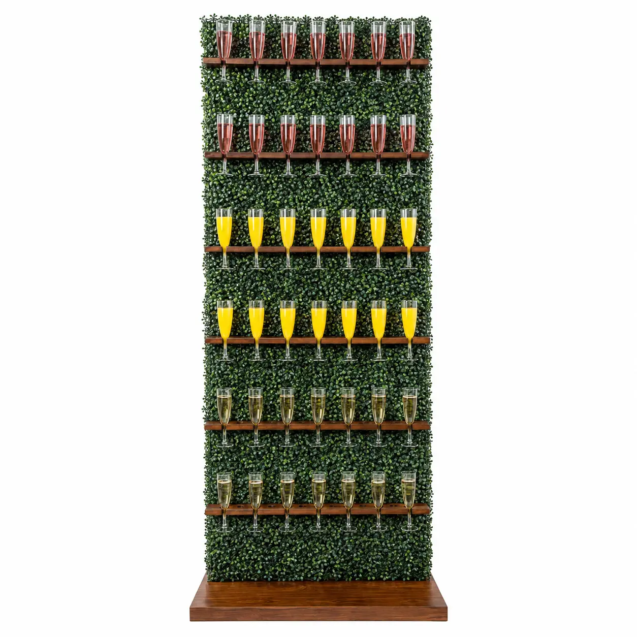 Champagne wall and event backdrop rental