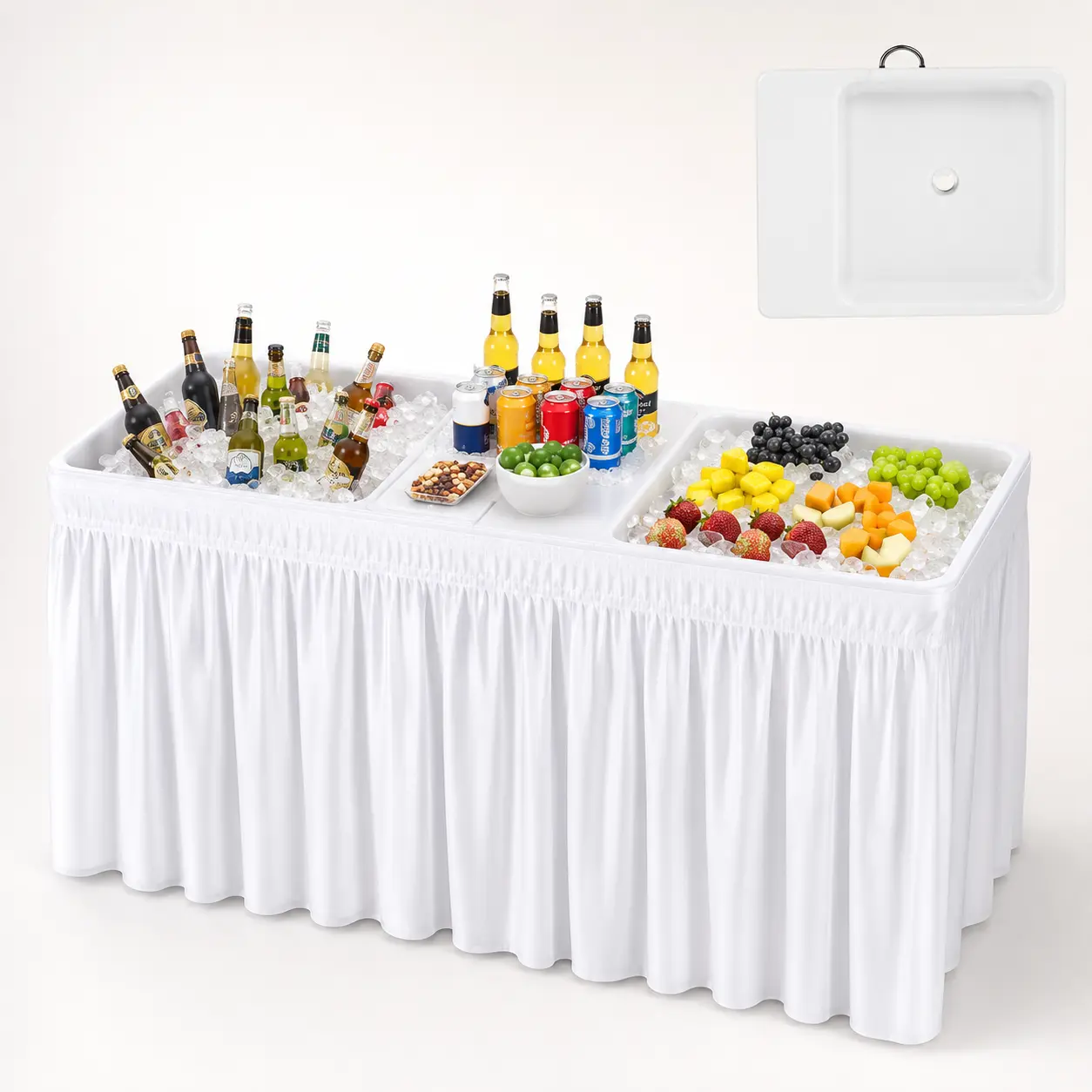 $30 chill and serve ice table rental