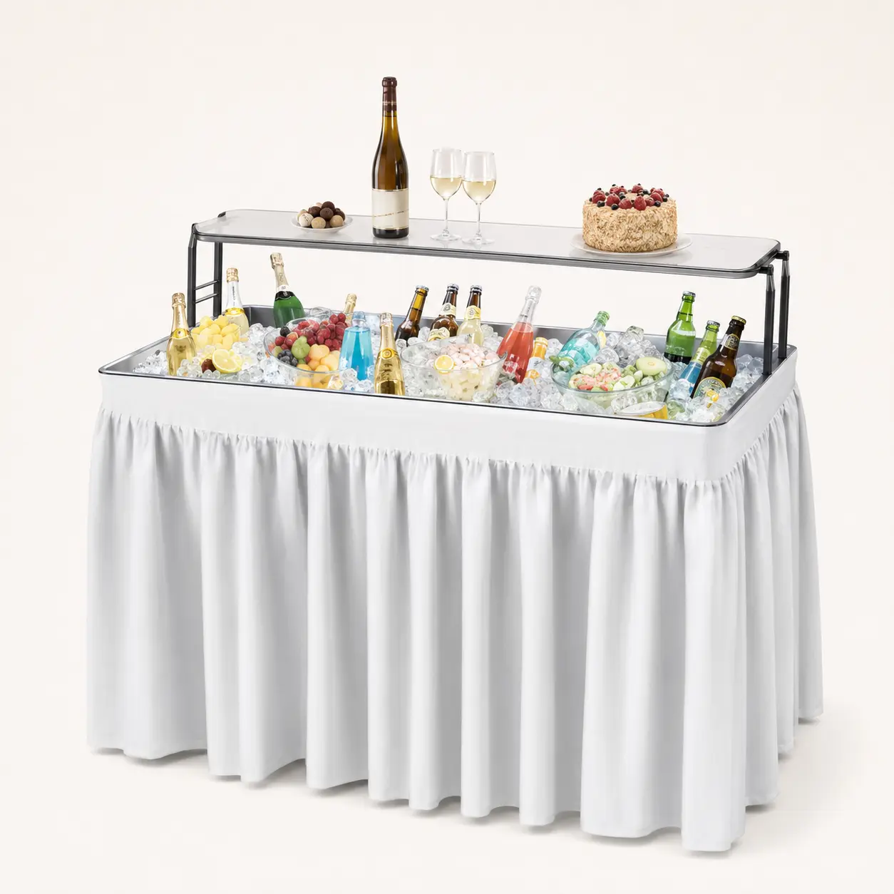 $30 double-layer chill table rental