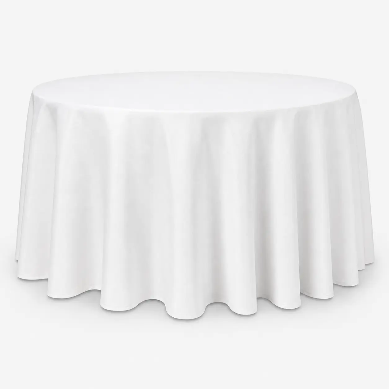 Round hanging table cover rentals